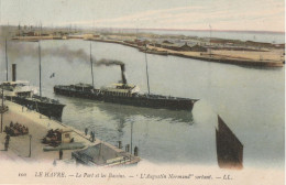 LE HAVRE   Le Port Et Les Bassins  "L'Augustin Normand " Sortant - Hafen