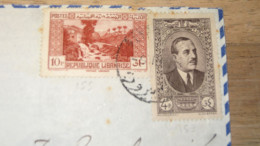 Enveloppe  LIBAN, Air France,  1938 ......... Boite1 ..... 240424-206 - Libanon