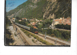 06-BREIL-sur-ROYA - Une Vue Du TRAIN BERNE IMPERIA Bifurquant Vers NICE Et VINTIMILLE-Transport - Breil-sur-Roya