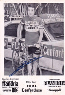 Cyclisme - Coureur Cycliste  EDDY CAEL - Team Carpenter Flandria - Dedicace - Cyclisme