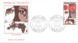 MADAGASCAR FDC 1974 EUROPAFRIQUE - Madagaskar (1960-...)