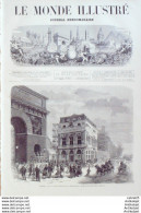 Le Monde Illustré 1873 N°827 La Reunion St-Denis Japon Yeddo Yokohama Mikado Egypte Caire Khedive Angleterre Woolwich  - 1850 - 1899