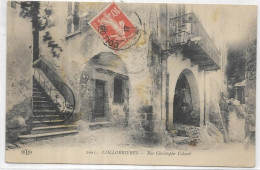 D 83. COLLOBRIERES. RUE CHRISTOPHE COLOMB  CARTE ECRITE - Collobrieres