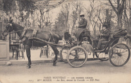 75 PARIS 1910 Les Femmes Cochers : Madame Moser - Au Bois, Devant La Cascade - Artigianato