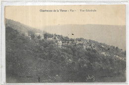 D 83. COLLOBRIERES.  CHARTREUSE DE LA VERNE. VUE GENERALE. CARTE ECRITE - Collobrieres