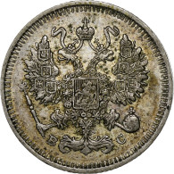 Russie, Nicholas II, 10 Kopeks, 1913, Saint-Pétersbourg, Argent, TTB+, KM:20a.2 - Rusia