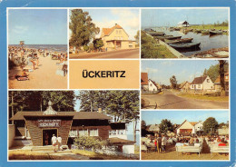 Ückeritz Strand Ratscafé Bootshafen Hauptstraße Kurplatz Gl1986 #172.153 - Autres & Non Classés