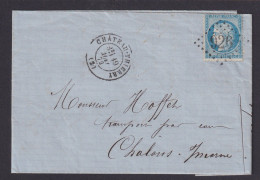 Chateu Thierry Frankreich Brief EF 25c K2 Plus Nrn.Stempel 926 - Lettres & Documents