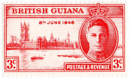 GUYANA BRITANNICA, BRITISH GUYANA, RE GIORGIO VI, 1946, NUOVI (MNH**) Scott:GB-GY 242, Yt:GY 174 - British Guiana (...-1966)