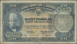 Albania: Banca Nazionale D'Albania And Banka E Shtetit Shqiptar, Lot With 5 Bank - Albania