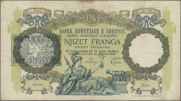Albania: Albanian State Bank, Set Of 34 Banknotes 20 Franga 1945 P.13, All With - Albania