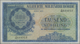 Austria: Alliierte Militärbehörde, Serie 1944, Pair With 25 Schilling (P.108a, T - Oostenrijk