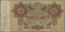 Czechoslovakia: Republika Československá 50 Korun 1919, P.10, Still Nice With Br - Czechoslovakia