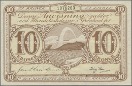 Greenland: Kongelige Grønlandske Handel, 10 Kroner ND(1953-67), P.19b, Stronger - Groenlandia