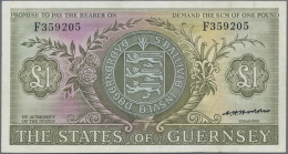 Guernsey: The States Of Guernsey, 1 Pound ND(1969-75, Signature Hodder, P.45b, S - Otros & Sin Clasificación