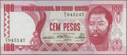 Guinea Bissau: Banco Nacional Da Guiné-Bissau, 100 Pesos 1983, Prefix C/1, P.6 I - Guinea-Bissau