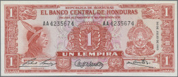 Honduras: El Banco Central De Honduras, 1 Lempira 30th July 1965, P.54Ab In UNC - Honduras