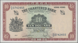 Hong Kong: The Chartered Bank Of Hong Kong, Set With 3 Banknotes, Comprising 10 - Hong Kong