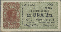 Italy: Regno D'Italia, State & Treasury Notes, Lot With 25 Banknotes, Series 187 - Andere & Zonder Classificatie