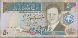 Jordan: Central Bank Of Jordan, 50 Dinars 1999, P.33 In UNC Condition. - Jordanië