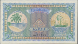 Maldives: Maldivian State / Government Treasurer, Lot With 4 Banknotes, Series 1 - Maldiven