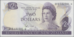 New Zealand: Reserve Bank Of New Zealand, Huge Lot With 10 Banknotes, Series ND( - Nueva Zelandía