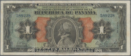 Panama: Banco Central De Emisión De La República De Panamá, 1 Balboa 1941, P.22, - Panama