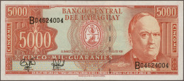 Paraguay: Banco Central Del Paraguay, Huge Lot With 26 Banknotes, Series 1962-20 - Paraguay