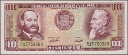 Peru: Banco Central De Reserva Del Peru, Huge Lot With 38 Banknotes, Series 1965 - Peru