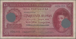 Portuguese India: Banco Nacional Ultramarino – INDIA PORTUGUESA, Set With 10, 20 - Inde