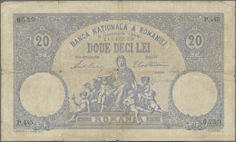 Romania: Banca Naţională A României, 20 Lei 5th December 1896 With Signatures: C - Romania