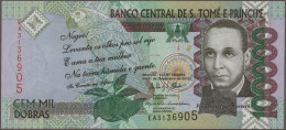 Saint Thomas & Prince: Banco Nacional De S. Tomé E Príncipe, Huge Lot With 18 Ba - São Tomé U. Príncipe