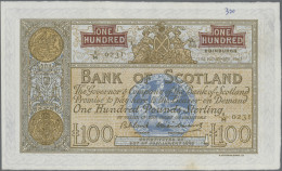 Scotland: Bank Of Scotland, 100 Pounds 16th November 1962, Signatures: Bilsland - Andere & Zonder Classificatie