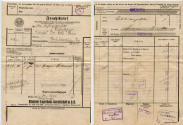 Germany 1928 Deutsche Reichsbahn-Gesellschaft Frachtbrief (Waybill); Minden To Bruchmühlen - Lettres & Documents