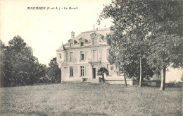 MAZIÈRES - Le Breuil - Thème Château - Manoir + GRAND CACHET COMITÉ (1910) - Other & Unclassified