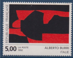 Série Européenne D'art Contemporain "Création Pour La Poste" D'Alberto Burri N°2780 Neuf Italie - Nuovi