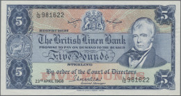 Scotland: The British Linen Bank, Set With 3 Banknotes, Comprising 2x 1 Pound 19 - Autres & Non Classés