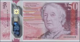 Scotland: Royal Bank Of Scotland, 50 Pounds 2020, Polymer, P.373 In UNC Conditio - Otros & Sin Clasificación