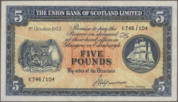 Scotland: The Union Bank Of Scotland Limited, Nice Lot With 4 Banknotes, Series - Other & Unclassified