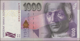 Slovakia: Slovakia Republic And Slovakia National Bank, Lot With 10 Banknotes, S - Slowakei