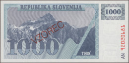 Slovakia: Republic And Bank Of Slovenia, Huge Lot With 20 Banknotes, Comprising - Eslovenia