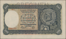 Worldwide: Small Lot With 18 Banknotes, Comprising For Example Bohemia 50 Kronen - Autres & Non Classés