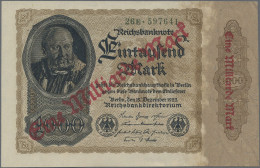 Deutschland - Deutsches Reich Bis 1945: Lot Mit 8 Reichsbanknoten 1 Milliarde Ma - Other & Unclassified