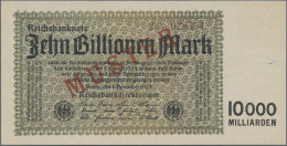 Deutschland - Deutsches Reich Bis 1945: Reichsbanknote 10 Billionen Mark 1923 MU - Altri & Non Classificati