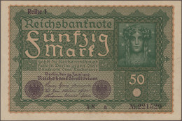 Deutschland - Deutsches Reich Bis 1945: Großes Konvolut Mit 392 Banknoten Der In - Andere & Zonder Classificatie