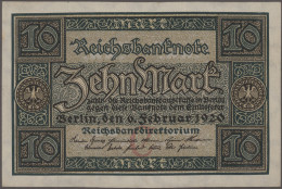 Deutschland - Deutsches Reich Bis 1945: Schachtel Mit über 300 Banknoten Aus Deu - Altri & Non Classificati