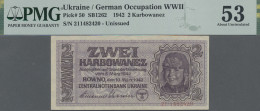 Deutschland - Nebengebiete Deutsches Reich: Zentralnotenbank Ukraine, 2 Karbowan - Andere & Zonder Classificatie