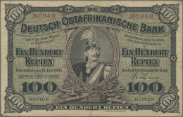 Deutschland - Kolonien: Deutsch-Ostafrikanische Bank, 100 Rupien 1905, 4-stellig - Altri & Non Classificati