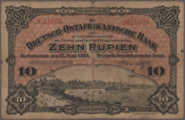 Deutschland - Kolonien: Deutsch-Ostafrikanische Bank, Serien 1905-1916, Lot Mit - Altri & Non Classificati