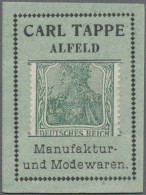 Deutschland - Briefmarkennotgeld: Alfeld, Niedersachsen, Carl Tappe, Manufaktur- - Sonstige & Ohne Zuordnung